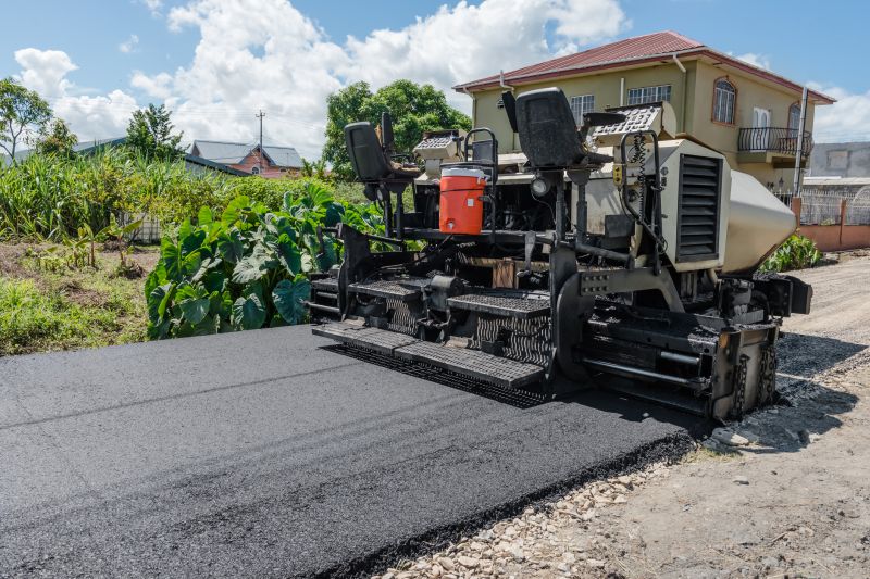 Asphalt Paving Equipment in Use
